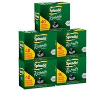 Splendid Café Espresso Ristretto Cápsulas Aluminio Intensidad 12 Granos Arabica y Robusto Aroma Decidido e Intenso Compatible con Máquinas Nespresso - 200 Cápsulas