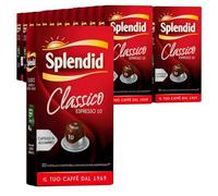 Splendid Caffè Espresso Classico - Cápsulas de aluminio de intensidad 10 granos arábicos, resistentes, con notas afrutadas, compatible con máquinas Nespresso, 250 cápsulas