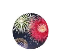 Splendid Fireworks - Juego de 4 ambientadores de coche con aroma a lavanda de larga duración para el interior del vehículo, decoración de fragancia impresa de doble cara para armarios de coche y hogar