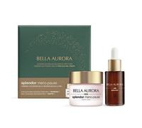 Bella Aurora Splendor Meno·Pause Pack, Crema Anti-Edad Correctora Noche 50ml con Serum Iluminador Antioxidante 30ml, Tratamiento para Signos de Menopausia en la Piel