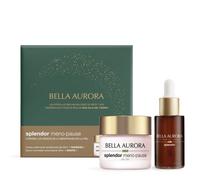 Bella Aurora Splendor Meno-Pause, Kit Antienvejecimiento con Crema Reafirmante de Día 50ml y Sérum Iluminador Antioxidante 30ml, Tratamiento para Menopausia