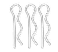 Splint Clips 1 8 X 35 Mm 30 Pieces Zinc Plated R Type Split Pin Retaining Spring Clips For Fastening Applications (1 8 X 35 Mm 30 Piezas)