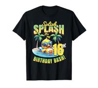 Splish Splash - Pato para Fiesta de 18 cumpleaños en la Playa, Piscina, para Adolescentes Camiseta