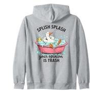 Splish Splash Tu opinión es Trash Duck Bath Sudadera con Capucha