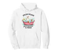 Splish Splash Tu opinión es Trash Duck Bath Sudadera con Capucha