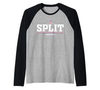 Split Croatia/Hrvatska Camiseta Manga Raglan