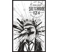 Split Page Sketchbook for Writers and Artists: 124-Page Creative Notebook 90 Hybrid Pages with Lined Tops and Blank Bottoms for Writing and Drawing
