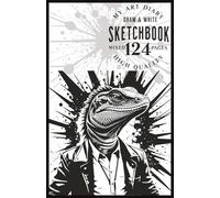 Split Page Sketchbook for Writers and Artists: 124-Page Creative Notebook 90 Hybrid Pages with Lined Tops and Blank Bottoms for Writing and Drawing