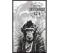 Split Page Sketchbook for Writers and Artists: 124-Page Creative Notebook - 90 Hybrid Pages with Lined Tops and Blank Bottoms for Writing and Drawing
