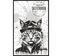 Split Page Sketchbook for Writers and Artists: 124-Page Creative Notebook 90 Hybrid Pages with Lined Tops and Blank Bottoms for Writing and Drawing