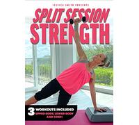 Split Session Strength DVD: 3 At Home Dumbbell Workouts Included - Upper Body, Lower Body and Core Resistance Training with Jessica Smith