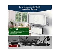 Split Wall Fixing Bracket for Starlink G3 Router for Starlink Power Adapter, Wall Mount for Starlink Gen 3 Router