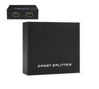 Splitter - 4K High Speed 1 In 2 Out | Monitor Adapter Video Splitter for Computer Laptop Tablet TV Projector Console | Screen Display for Office Home Entertain