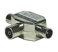 Splitter/Divisor Universal Antena TV Frecuencia 40-1 000 MHz 1 Entrada 2 Salidas