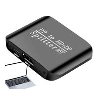 Splitter DP | Extensión 4K | Uso compartido de monitores dobles para ordenadores portátiles y educación