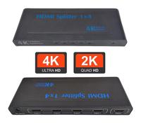Splitter HDMI 1x4. Multiplicador señal HDMI 1 entrada 4 salidas. 4K - 2K .TRICOM