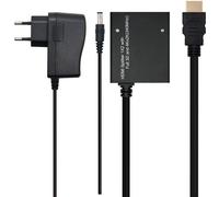 Splitter HDMI NanoCable V1.3 1X2 Com Alim. y Pigtail 50 CM