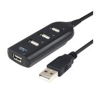 Splitter/Hub Cable USB x 4 HI-SPEED USB 2.0 mj2879 negro o blanco