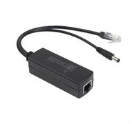 Splitter PoE IEEE802.3af/at 10/100Mbps CCTV | Conversión 48V a 12V 2A, carcasa impermeable, para ideal exteriores, protección lluvia, instalación segura