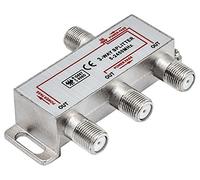Splitter repartidor TV+SAT 3 salidas conectores F