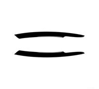 Splitters Faros Delanteros para Passat para b6 2005-2010 Sport | Textura carbono, para estilo deportivo único, protección ligera faros, para fácil limpieza(Piano black)