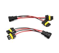 Splitters para Faros de Coche 2Pcs, Cableado Divisor Macho a Hembra 9005/9006, Arnés para Retrofit - Instalación Fácil, Usos en Sistemas Bi - xenón, Compatibles con Proyectores