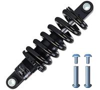 splumzer Amortiguador Trasero de Bicicleta de Montaña Amortiguador de Resorte Biliar Trasero de Bicicleta, Muelle Helicoidal Negro Sin Amortiguación (Eye-to-Eye 125mm Spring Rates 550Lbs)