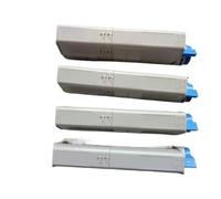 SPNqkxWEd Cartucho de tóner de 4 Uds Compatible con Okidata C823 C833 C843 823dn 833dn 843dn C823dn C833dn C843dn(46471104 3 2 1)