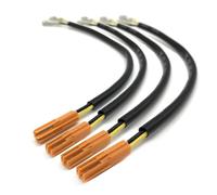 SPNUVR 4 unidades de línea de luz de motocicleta de 22,5 cm compatible con Honda CBR125R 600 650F JC34 CBR1000, conector de señales de giro, adaptador de semáforo, indicadores intermitentes (4