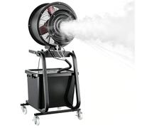 Spnvbe Ventilador Nebulizador 42L, Ventilador Nebulizador de Pie Industrial | OscilacióN De 90°, 3 Velocidades De Viento 5300M³/H Puede Moverse En Cualquier Momento, Enfriador De Aire para Taller Garaje