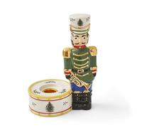 Spode Árbol de Navidad Cascanueces Vela Verde, 7 pulgadas/18 cm