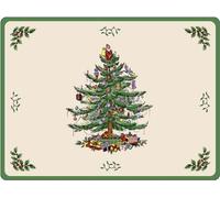 Spode Árbol de Navidad 'TAMAÑO PEQUEÑO' Manteles Individuales 12 x 9 (Caja de 6)