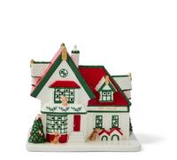 Spode Christmas Tree Village Pet Shop - Figura decorativa, diseño de | Pieza coleccionable de pueblo, diseño iluminado, decoración navideña, detallada pintada a mano, árbol de Navidad Spode