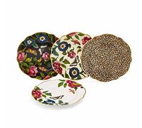 Spode CRC8816-XG 4 Platos para Tartas, Cerámica