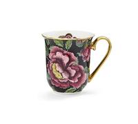 Spode Creatures of Curiosity - Taza (0,34 L), color negro