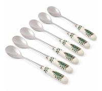 Spode Cuchara de té de árbol de Navidad, juego de 6 (multicolor)