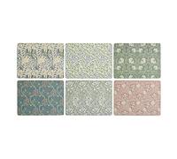 Spode Morris & Co (X0010569174) - Manteles Individuales (6 Unidades), Multicolor