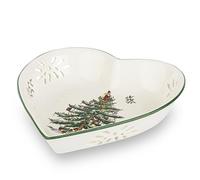 Spode - Plato Hondo en Forma de corazón de cerámica, Multicolor