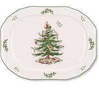 Spode Plato ovalado esculpido de Navidad, multicolor, (1536982), 36 cm