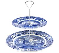 Spode Plato para tarta Blue Italian 2 pisos