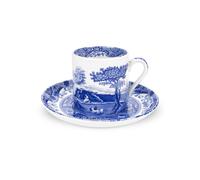 Spode Taza de café y platillo Blue Italian 9 cl