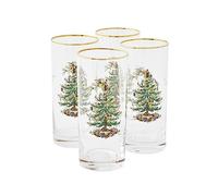 Spode - Vaso de Tubo Cristal, Multicolor, Cristal, Multicolor, Set de 4