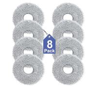 Spofan 8 Mopas de Fregado para Dreame L10s Ultra Gen 3/Gen 2/L10/L20/X40/X50/L40/AE/L50/L50S/L40S Pro Ultra/Complete, Mova E30/E40/P50/V50 Ultra Robot Aspirador, Recambios Reutilizable y Lavable
