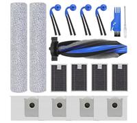 Spofan Accesorios de Repuesto Compatibles con ECOVACS DEEBOT T90 Omni, T90 PRO OMNI, X12 PRO OMNI Robot Aspirador, 1 Cepillo Principal, 4 Filtros 4 Cepillos Laterales 2 Rodillo de Fregado 4 Bolsas