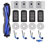 Spofan Accesorios de repuesto para ECOVACS DEEBOT T50 PRO OMNI Gen3, T50 | T30e Omni, T30C OMNI, T30C Omni Gen2 Robot aspirador - 1 cepillo principal, 4 filtros, 4 cepillos laterales, 4 toallitas