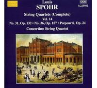 Spohr, L. - Quatuors A Cordes (Intégrale) /Vol.14
