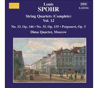 Spohr, L. – Quatuors A Cordes Integrale – Volumen 12
