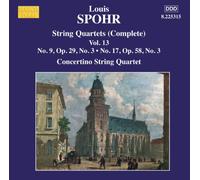 Spohr Louis - Quatuors A Cordes /Vol.13