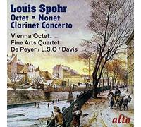 Spohr : Octuor, Nonette et concerto pour clarinette. De Peyer, Davis.