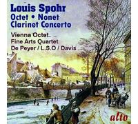 Spohr : Octuor, Nonette et concerto pour clarinette. De Peyer, Davis.